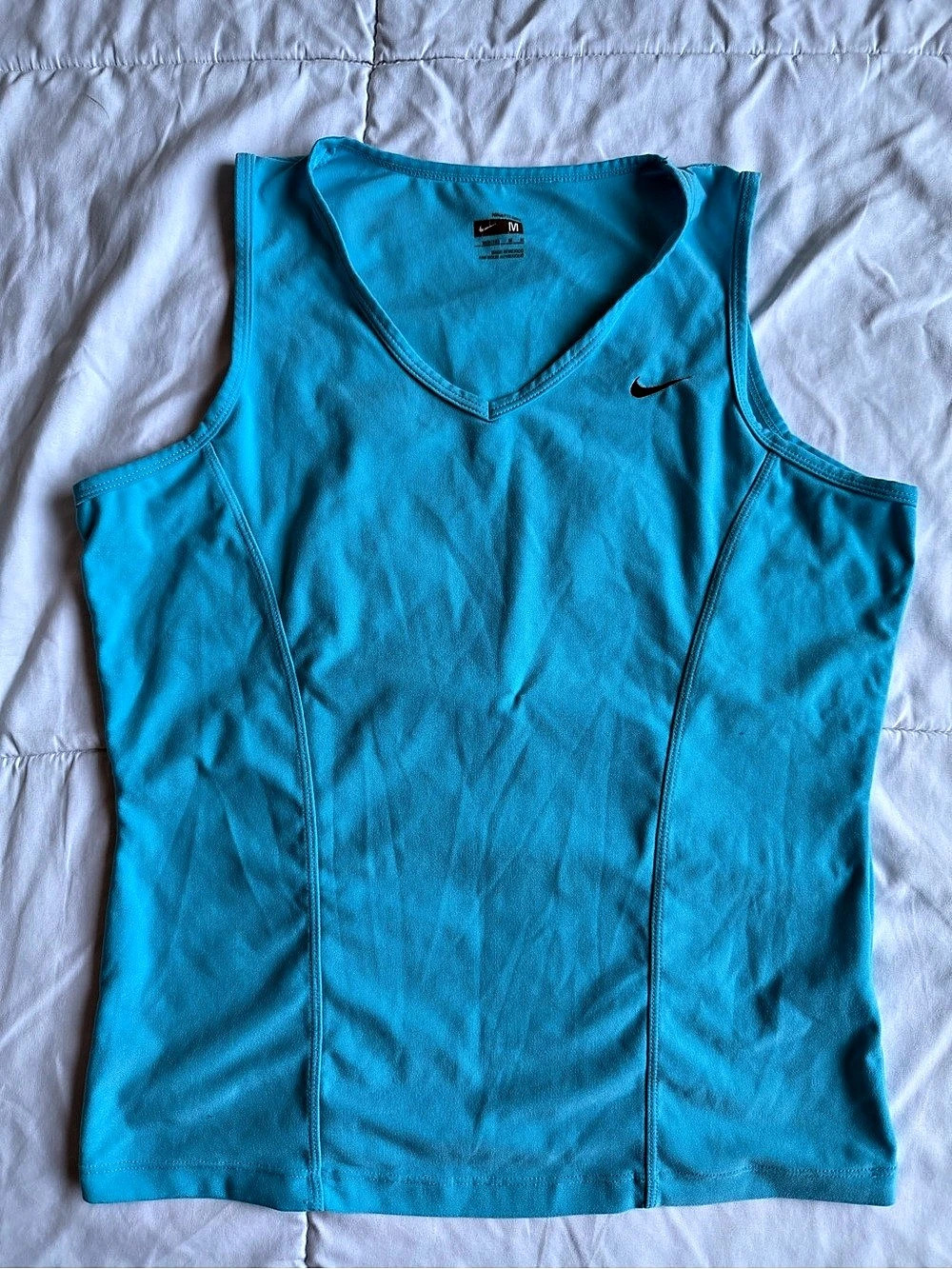 Nike Womenâs Athletic Tank Top in Blue Size Medium